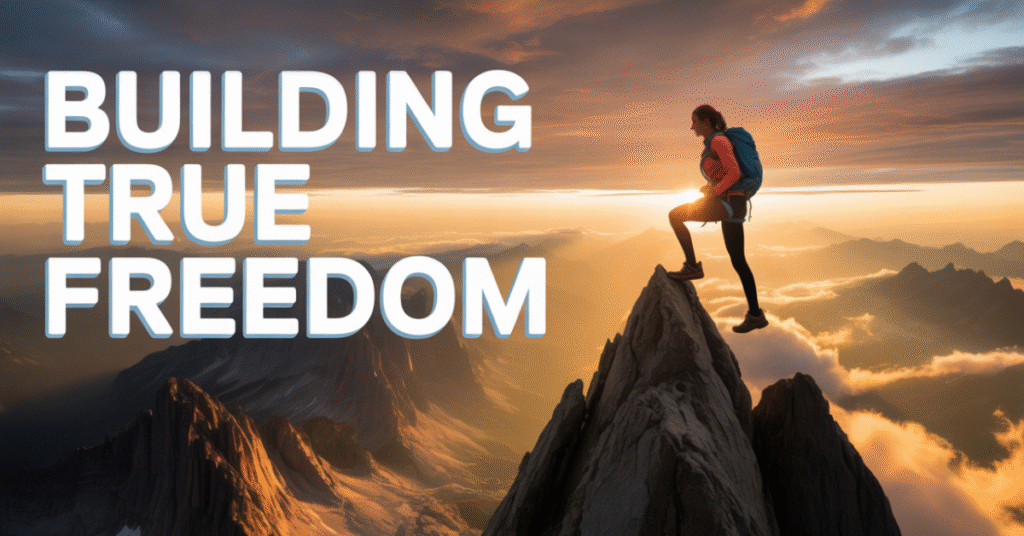 person climbing to a better mindset